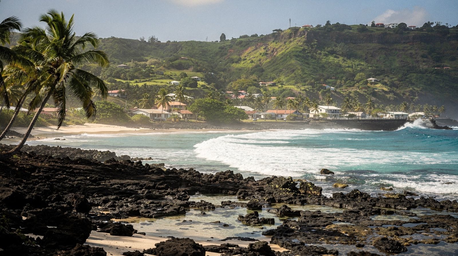 Saint-Leu and L'Étang-Salé: paragliding coast and black-sand beaches