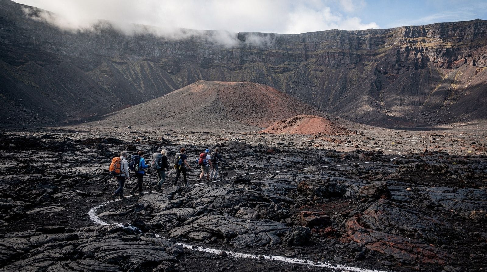 Piton de la Fournaise volcano weekend